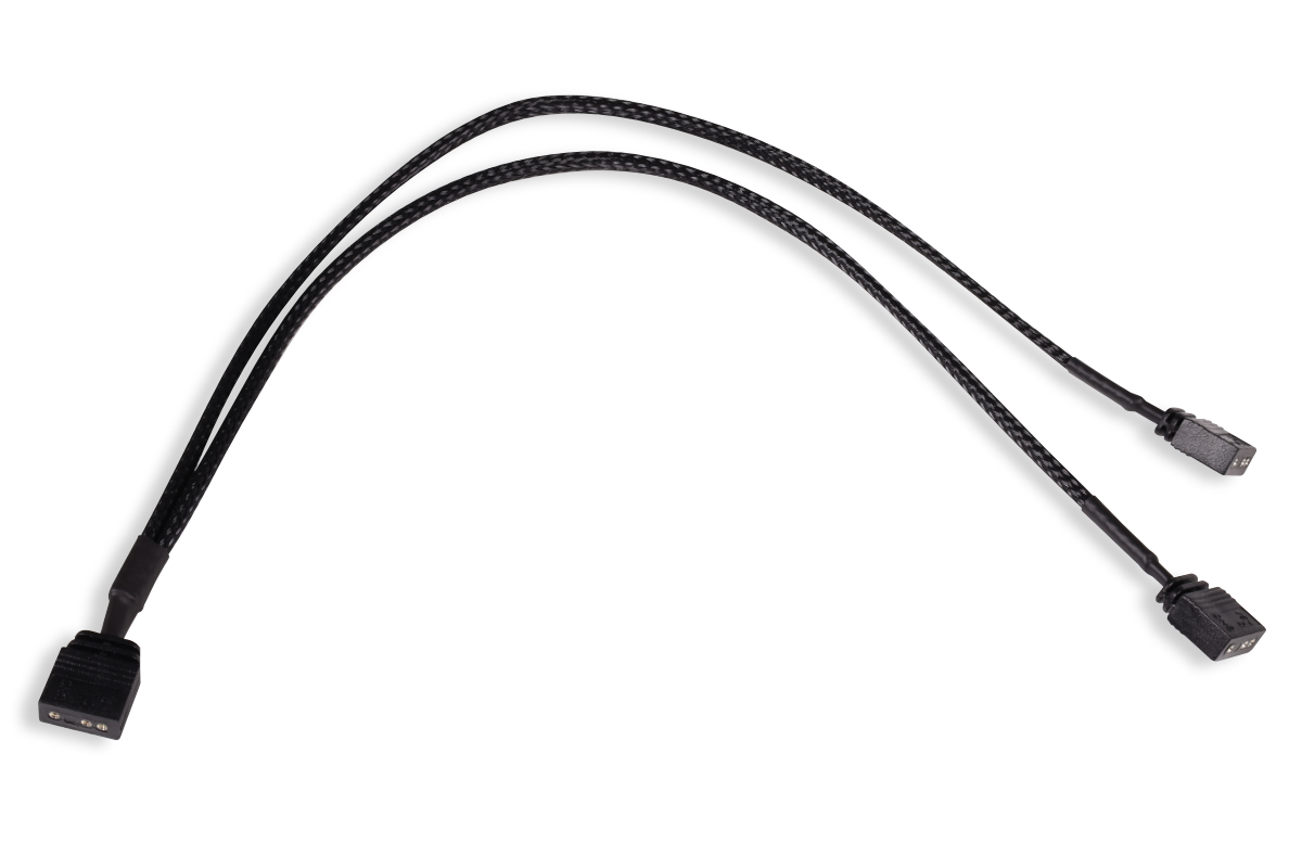 Rallonge Câble ARGB Alphacool 60 Cm - 3 Broches Vers 3 Broches, 5V, Compatible Avec La Plupart Des Cartes Mères