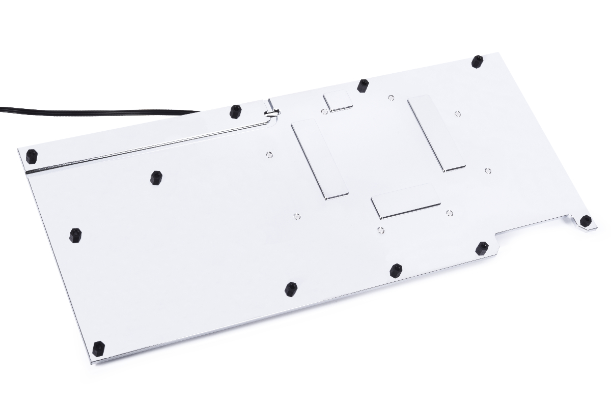 Alphacool Eisblock Aurora GPX-N Water Block Per GPU RTX 3080/3090 XC3 Ultra Gaming, D-RGB, Nickel/Plexi Con Backplate - 4