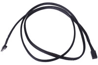 LK Phobya Verlängerung 3Pin Molex ultra lang - Schwarz 90cm EOL