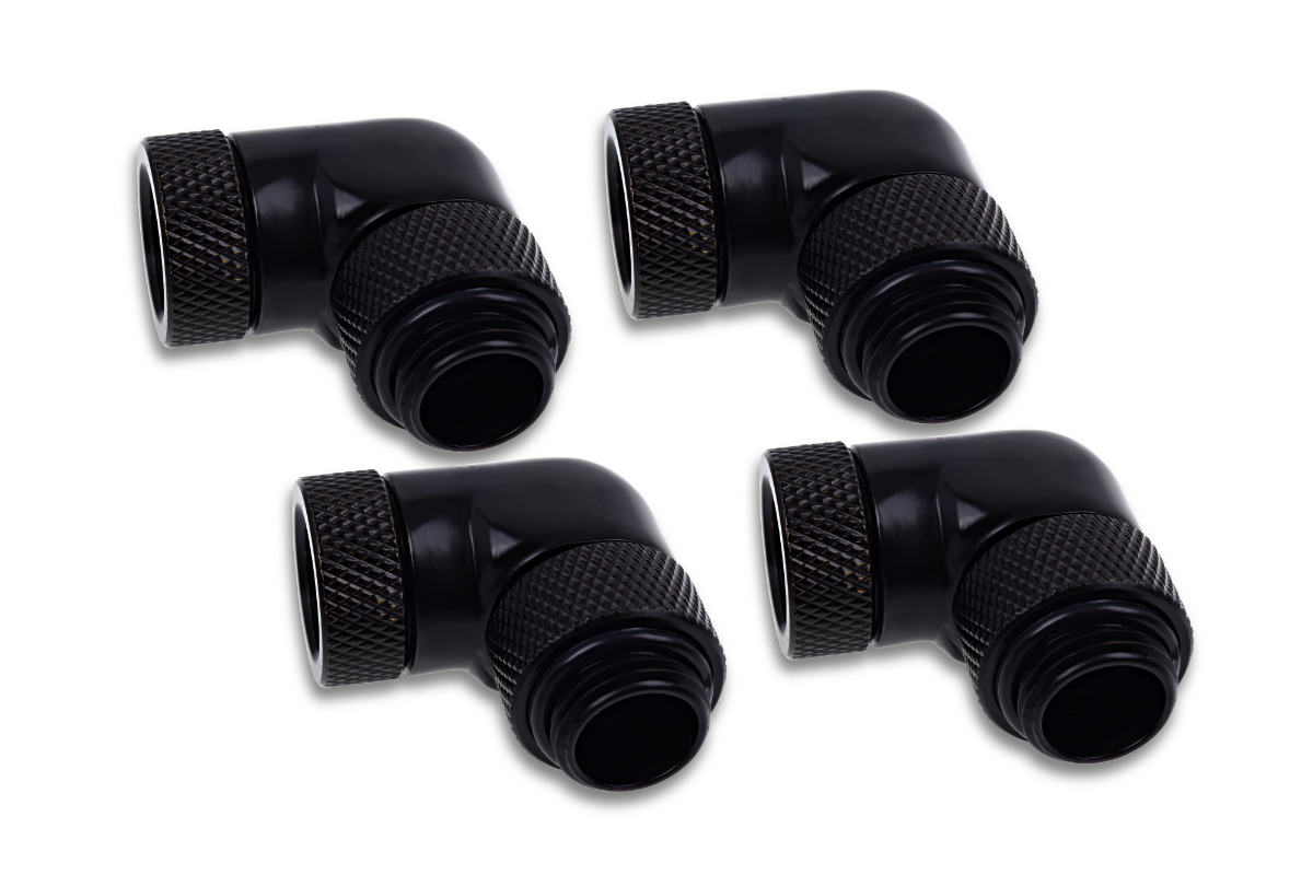 Alphacool Eiszapfen 45° Winkeladapter – Drehbar, G1/4 AG Auf G1/4 IG, Für Wasserkühlung, Weiß