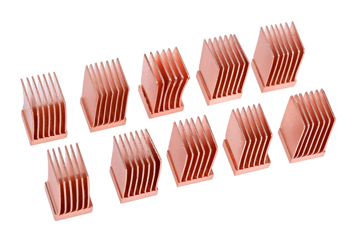Alphacool GPU RAM Copper Heatsinks 6,5x6,5mm 10 Stk. Alphacool